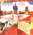 Hammamet con mezquita Expresionismo abstracto